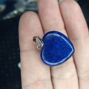 Lapis Lazuli Heart Pendant #2